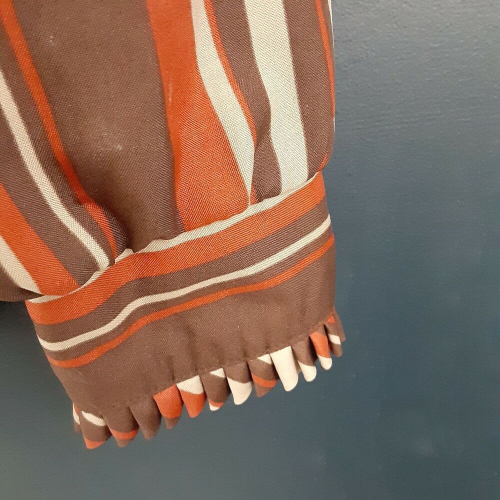 Vintage Country Suburbans Blouse sz 8 Prairie,Ruff Collar, On Trend - Picture 5 of 7